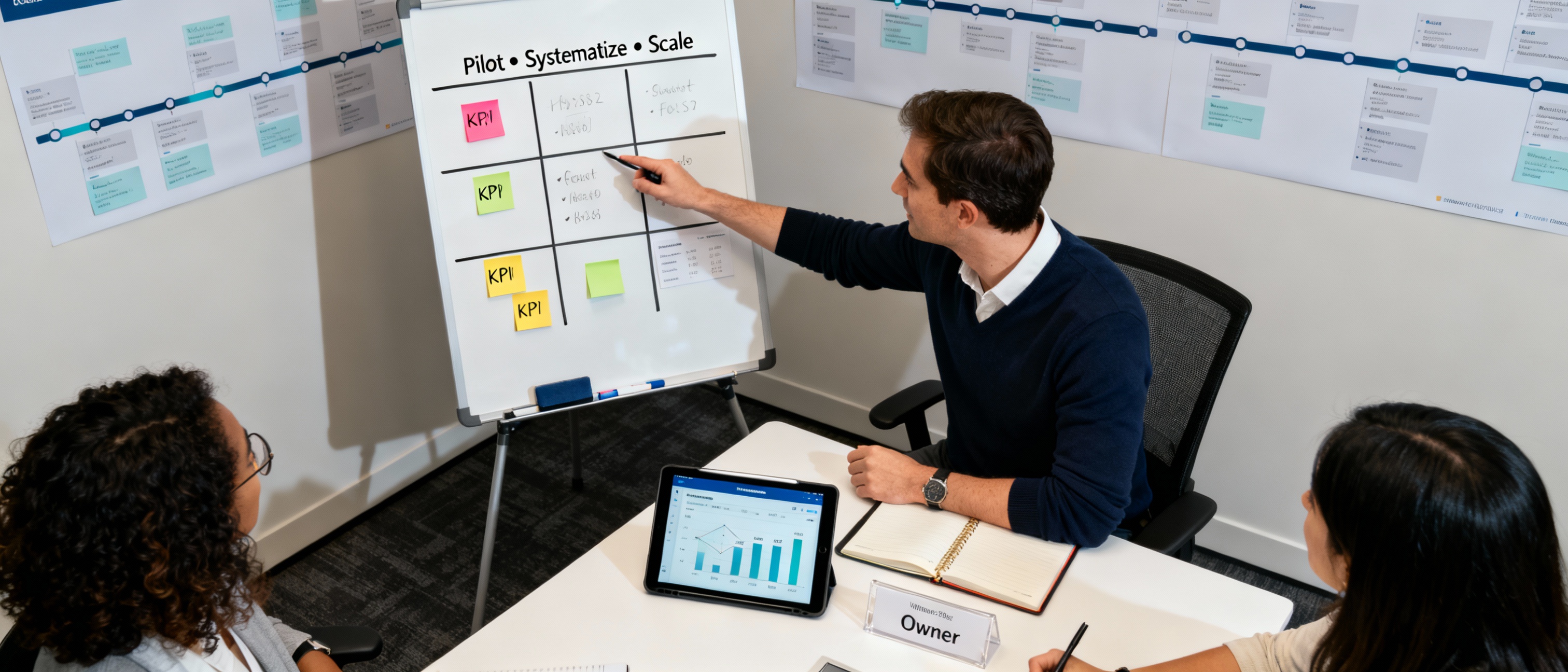 Teams implementing AI marketing systems